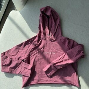 NVGTN Pink Cropped Hoodie